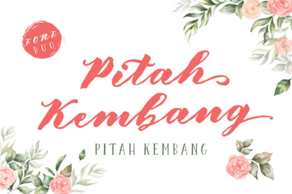 Pitah Kembang Font Poster 1