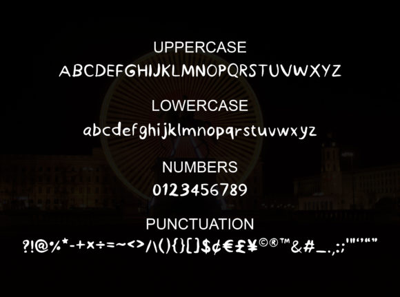 Place Bellecour Font Poster 2