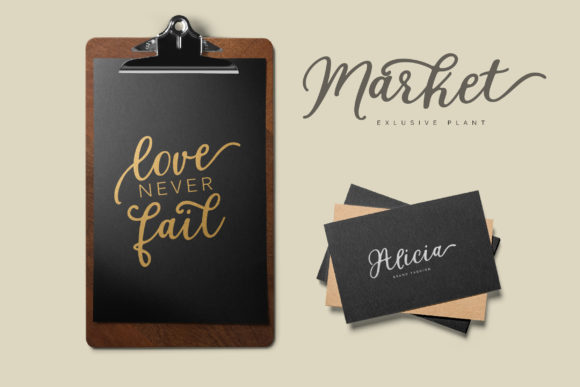 Planton Script Font Poster 5