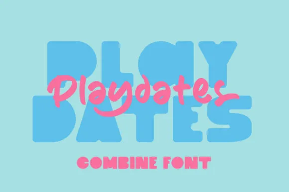 Playdates Font Poster 1