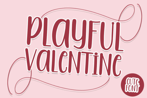 Playful Valentine Font Poster 1