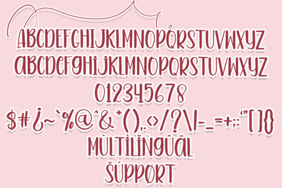 Playful Valentine Font Poster 3