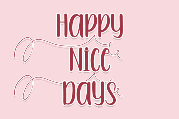 Playful Valentine Font Poster 4
