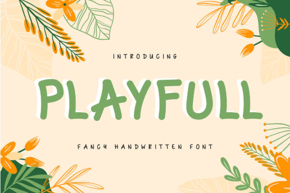 Playfull Font Poster 1