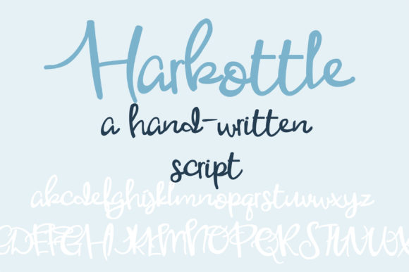 PN Harbottle Font Poster 1