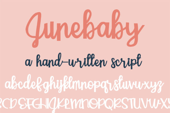 PN Junebaby Font Poster 1