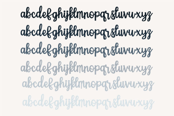 PN Junebaby Font Poster 5