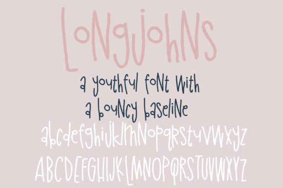 PN Longjohns Font Poster 1