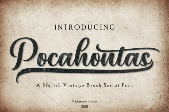 Pocahontas Font Poster 1