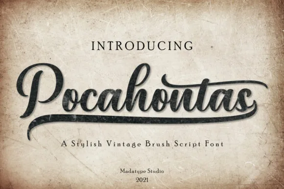 Pocahontas Font Pocahontas Font Poster 1