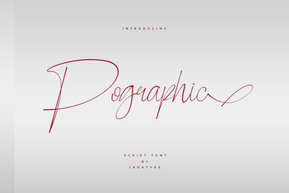 Pographic Font Poster 1
