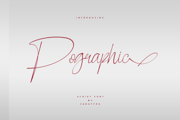 Pographic Font