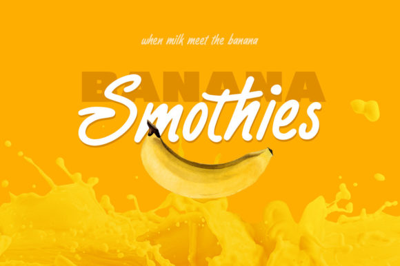 Point Smile Font Poster 4