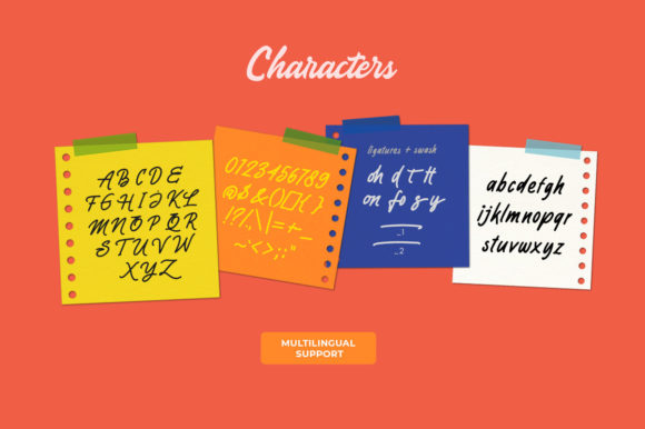 Point Smile Font Poster 6