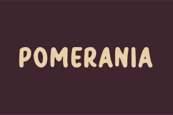 Pomerania Font Poster 1