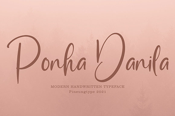 Ponha Danila Font Poster 1
