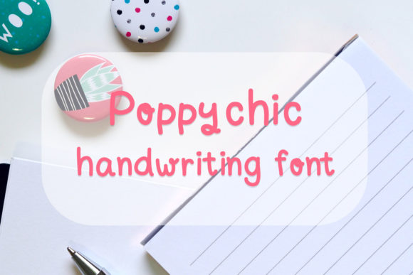 Poppychic Font Poster 1