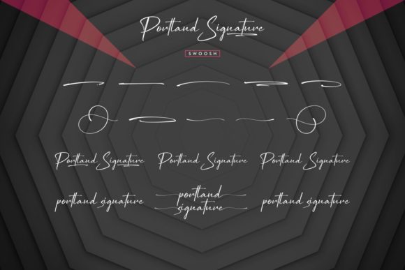 Portland Signature Font Poster 8