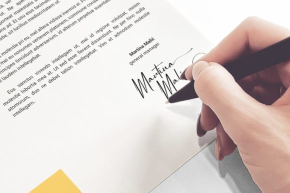 Portland Signature Font Poster 9