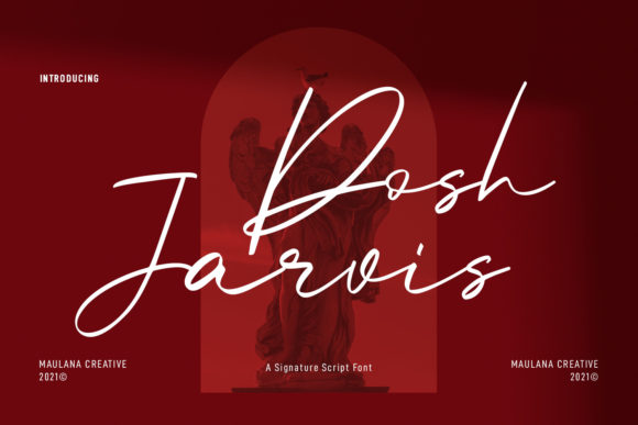 Posh Jarvis Font Poster 1