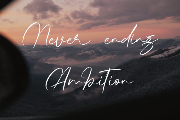 Positively Font Poster 2