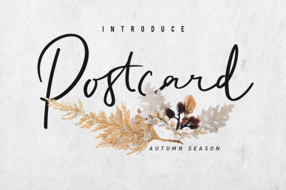 Postcart Script Font