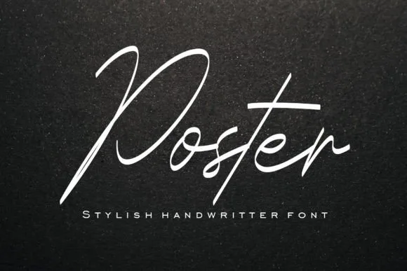 Poster Font Poster 1