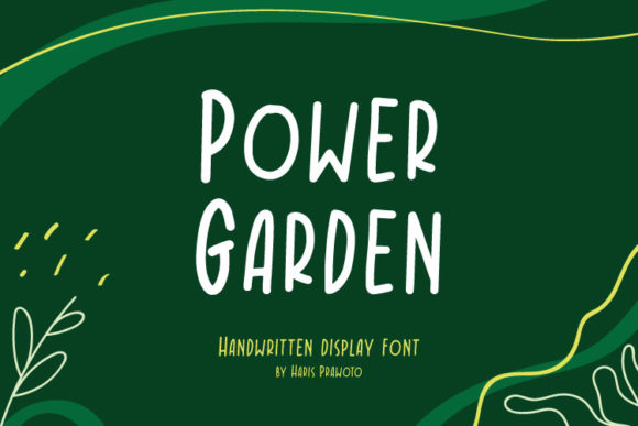Power Garden Font Poster 1