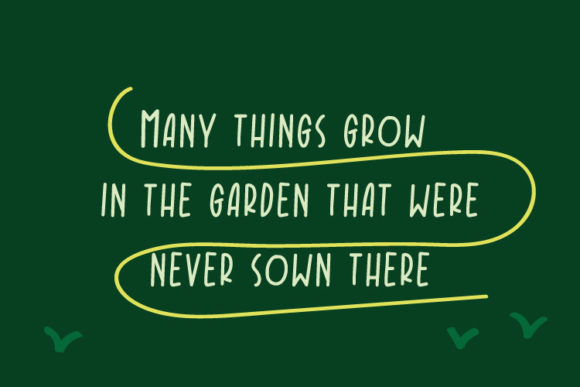 Power Garden Font Poster 3
