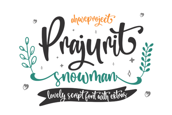 Prajurit Snowman Font