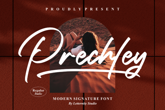 Prechley Font Poster 1