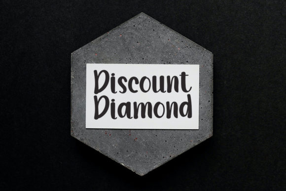 Premium Diamonds Font Poster 3