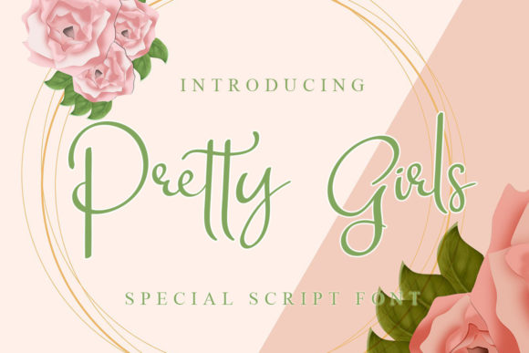 Pretty Girls Font Poster 1