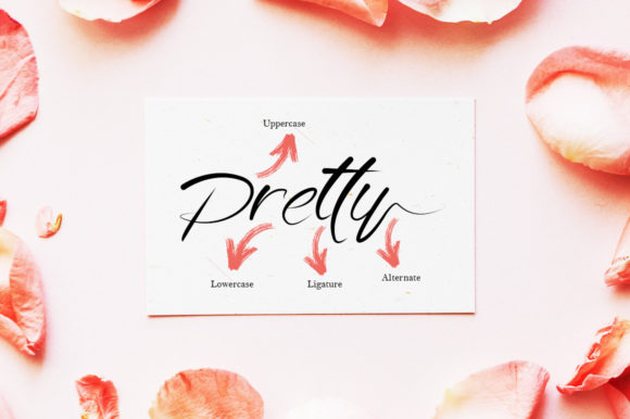 Pretty Heart Font Poster 3