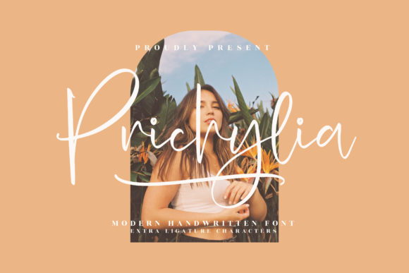 Prichylia Font Poster 1