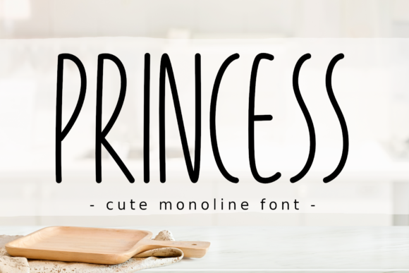 Princess Font Poster 1