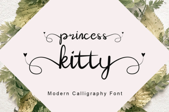 Princess Kitty Font Poster 1
