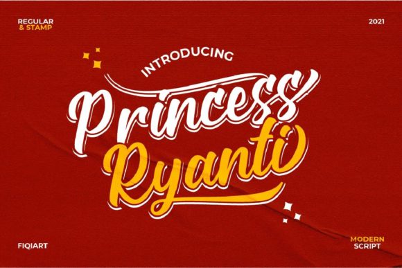 Princess Ryanti Font Poster 1