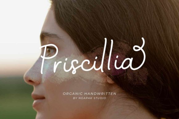 Priscillia Font Poster 1