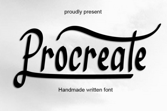 Procreate Font Poster 1