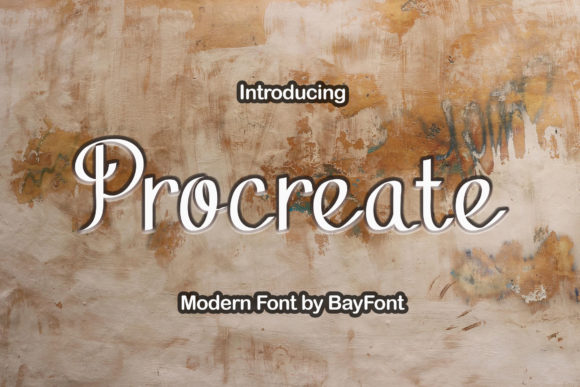 Procreate Font Poster 1