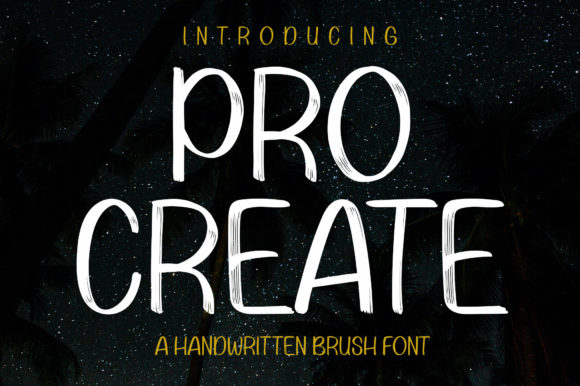 Procreate Font Poster 1