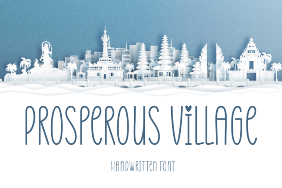 Prosperous Village Font Poster 1