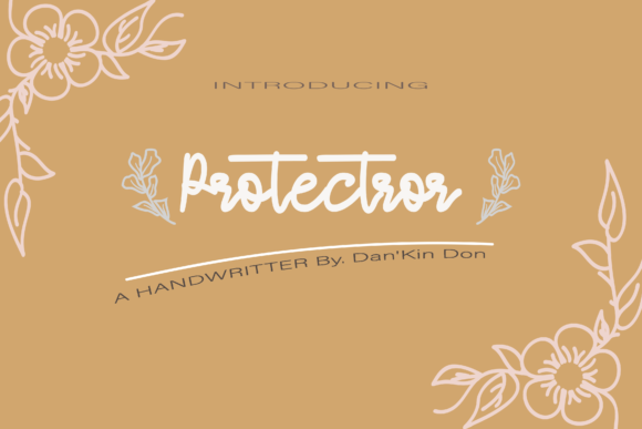 Protector Font Poster 1