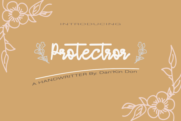 Protector Font Protector Font Poster 1