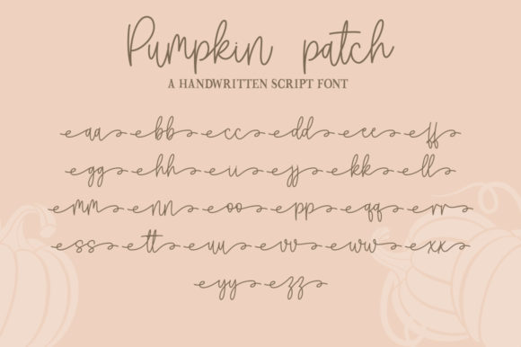 Pumpkin Patch Font Poster 8