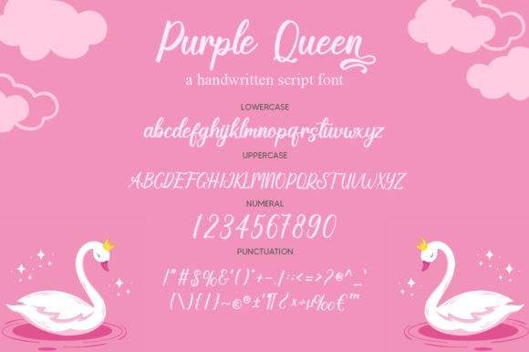 Purple Queen Font Poster 5