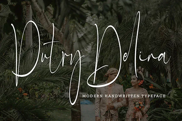 Putry Delina Font Putry Delina Font Poster 1