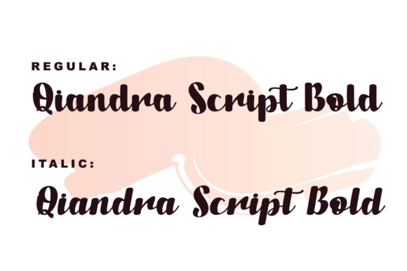 Qiandra Font Poster 8