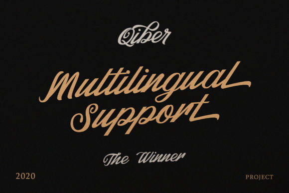 Qiber Font Poster 2